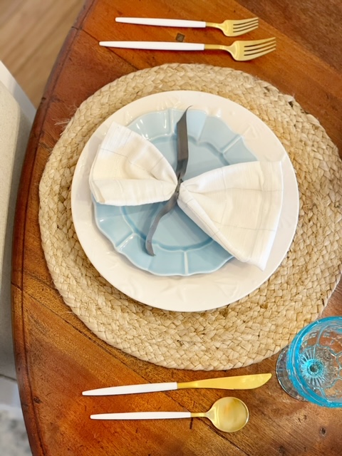 Table top round placemat